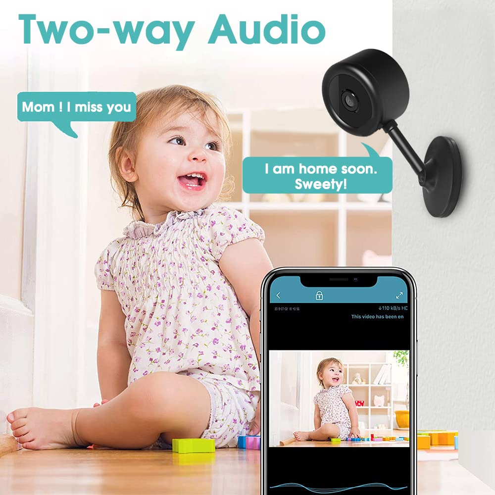 ZORBES Security Camera with WiFi for Home 1080P HD Baby Monitor Camera Wireless Smart Camera for Home Security Motion Detection Night Vision Pet Baby Camera for Monitoring 2-Way Audio SD Card & Cloud Storage ZORBES Security Camera with WiFi for Home 1080P HD Baby Monitor Camera Wireless Smart Camera for Home Security Motion Detection Night Vision Pet Baby Camera for Monitoring 2-Way Audio SD Card & Cloud Storage